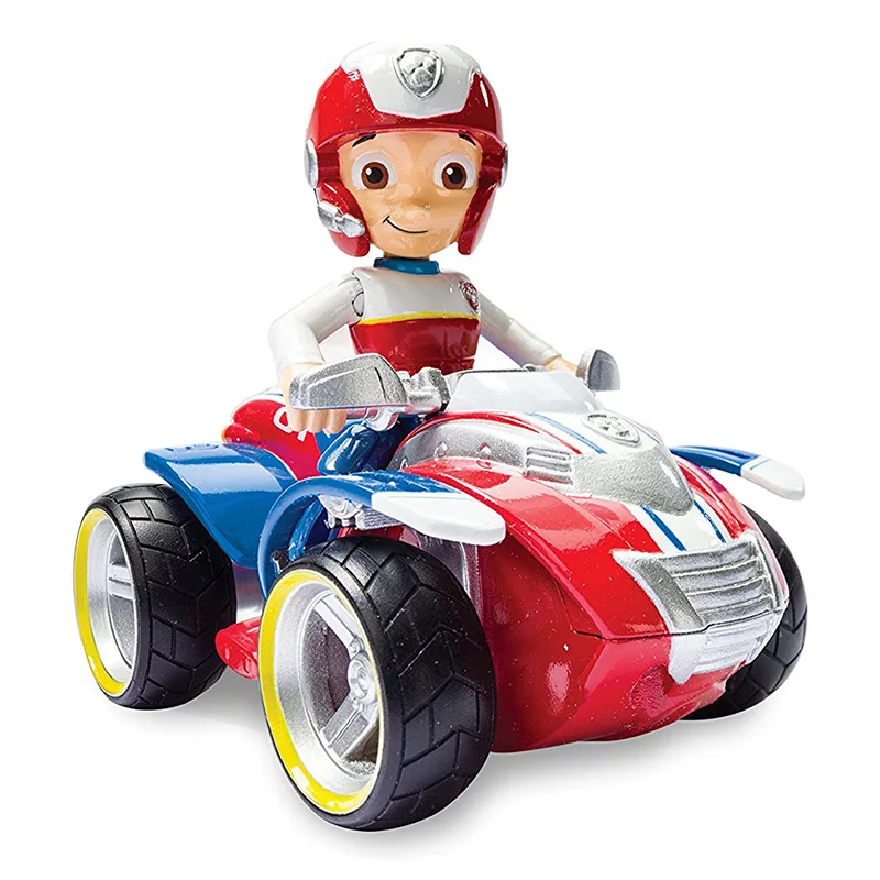 Paw Patrol собака Щенячий патруль автомобиль Patrulla фигурки Чейз Marshall Райдер литье под