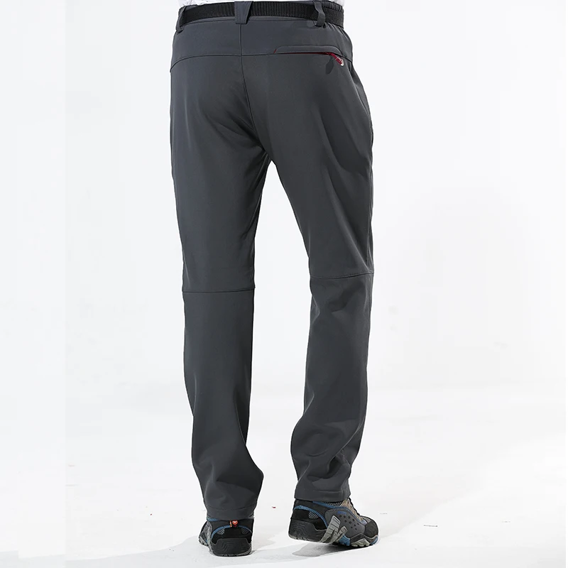 Мужские брюки софтшелл MANLI зимние водонепроницаемые и ветрозащитные термоштаны