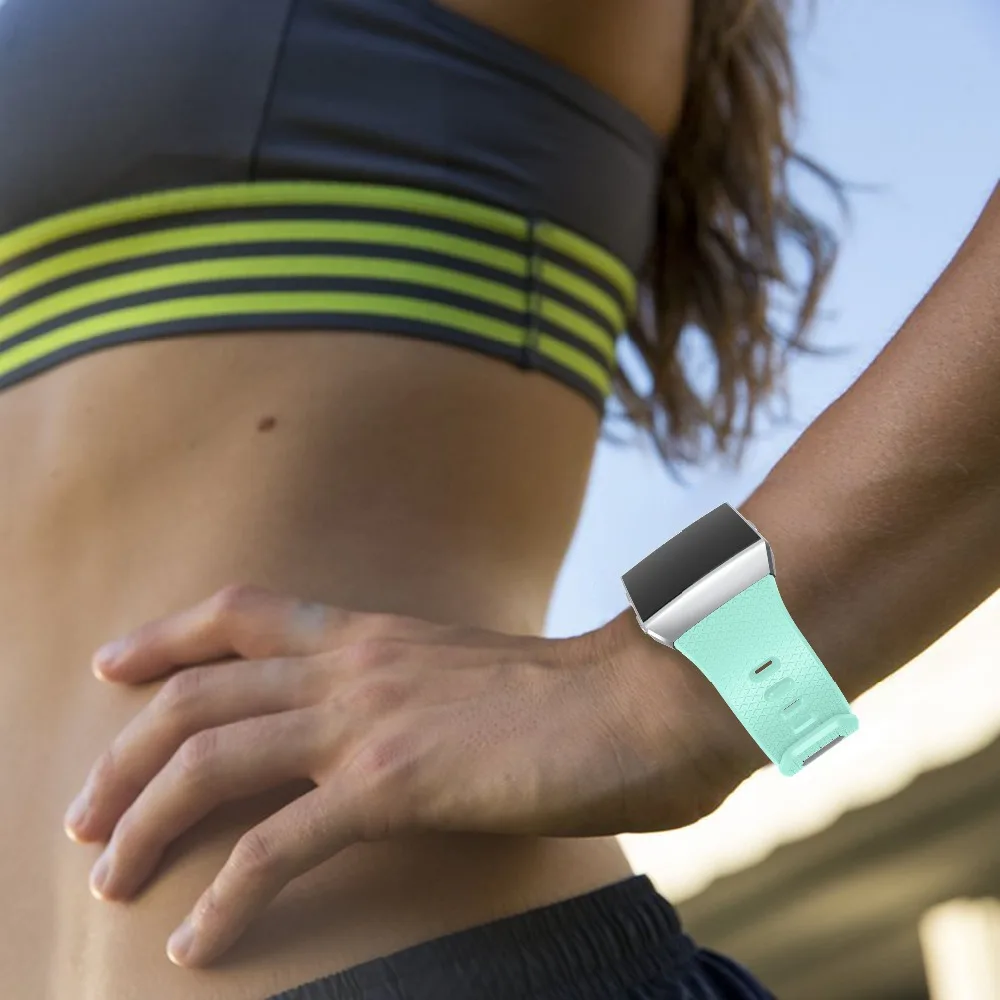 Спортивный силиконовый ремешок для Fitbit культовые браслеты браслет мягкий ремешок для наручных часов ремешок для Fitbit Ionic сменный Браслет наручных часов Ремешки