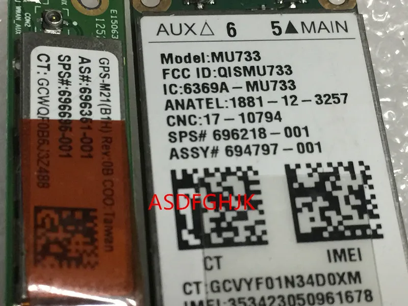Оригинальный модуль Broadban для HP ElitePad 900 MU733 Mobile 696218 001 100% работает