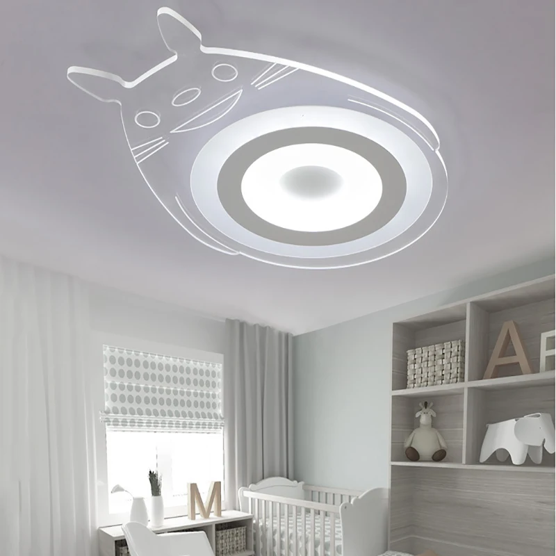 Nordic led лампы современные минималистские шиншилл мультфильм акрил творческий