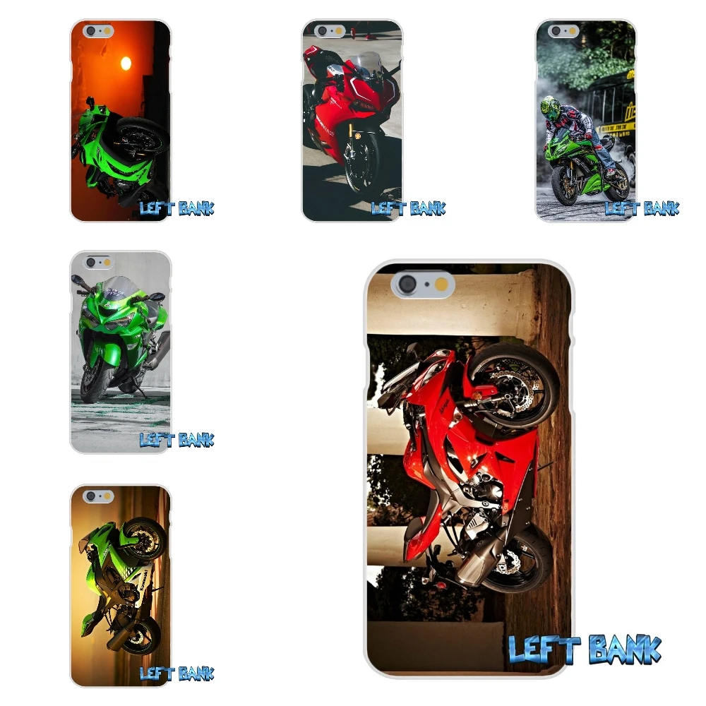 Kawasaki ninja zx r спортивный мотоцикл Мягкий Силиконовый ТПУ Прозрачный чехол для iPhone 4