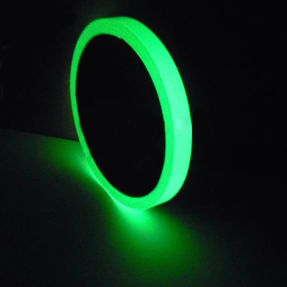 Keythemelife 3M Length Wall Stickers Glow In Dark Fluorescent Stairs Sticker DIY Warning Luminous Strip Anti-collision A | Дом и сад