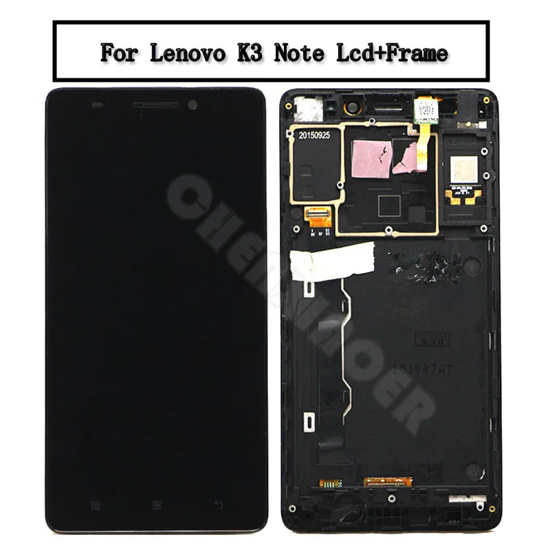 Новинка для lenovo K3 Примечание ЖК дисплей Экран 100% тестирование Дисплей + сенсорная