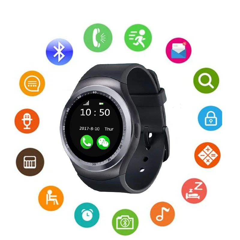 

Watch Electronic 2020 New Stylish Y1 Smart Watch With Whatsapp And Facebook Twitter APP For Android Phone