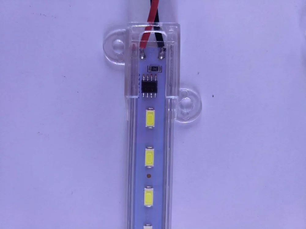 220Vac 5630SMD 50 см 36/72 светодиода 7 Вт Теплый Холодный белый затемняемый яркий
