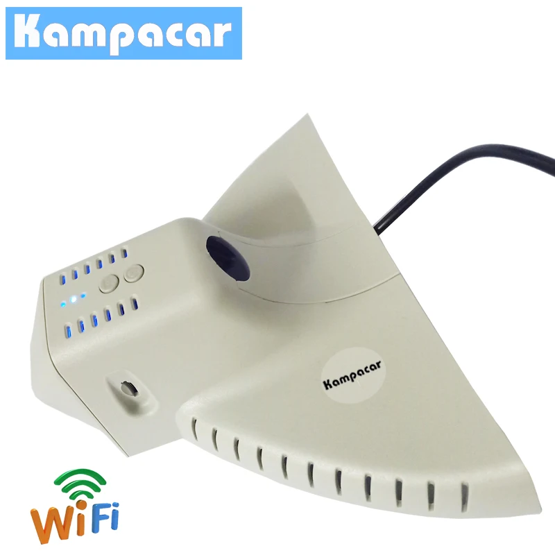 Kampacar Автомобильный регистратор HD Wifi DVR Dash камеры для Skoda Superb Kodiaq Топ настроенный два объектива видеорегистратор авто видеорегистраторы