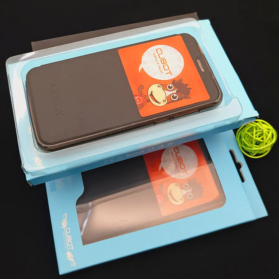 Оригинальный чехол-книжка для Cubot Manito защитный кожаный чехол с окошком Сменный