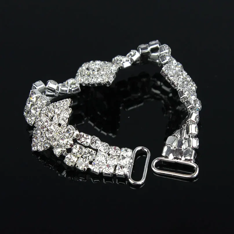 Стразы с кристаллами искусственные серебряные украшения для волос свадебные 6 10