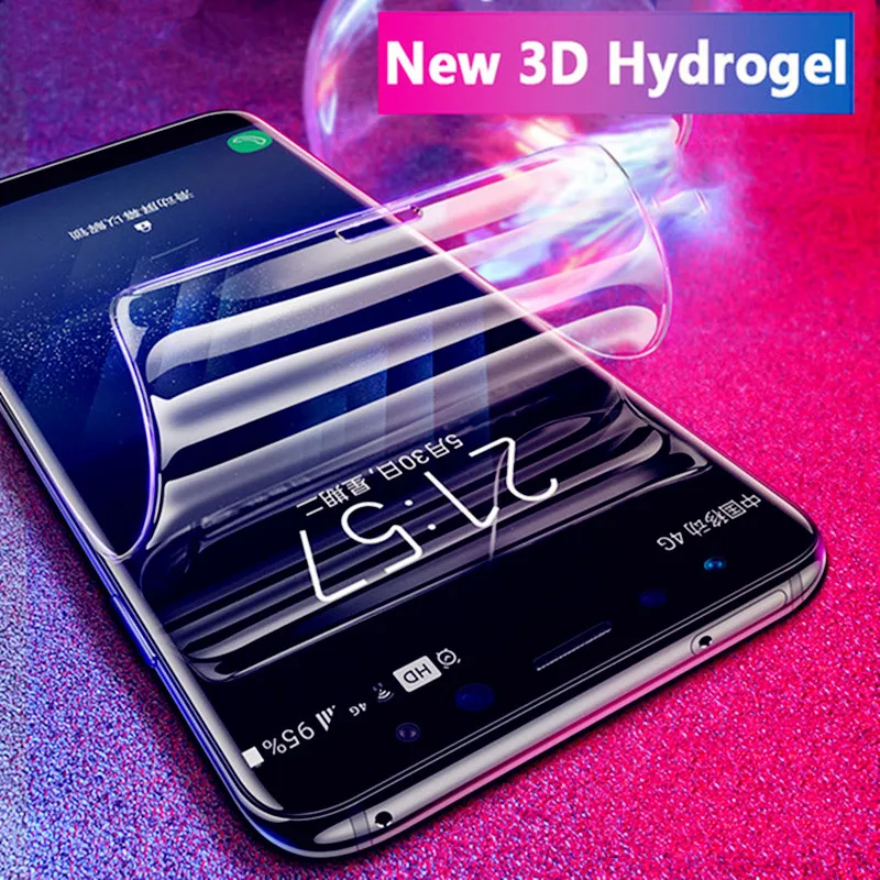 Мягкая полноэкранная Защитная пленка для экрана iPhone 6 6S 7 8 Plus XS Max Hydrogel 5 не