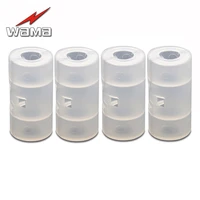 4x wama aalr6 to cr14 size battery converter plastic cell adaptor cylindrical cover case holder pp material switcher drop ship