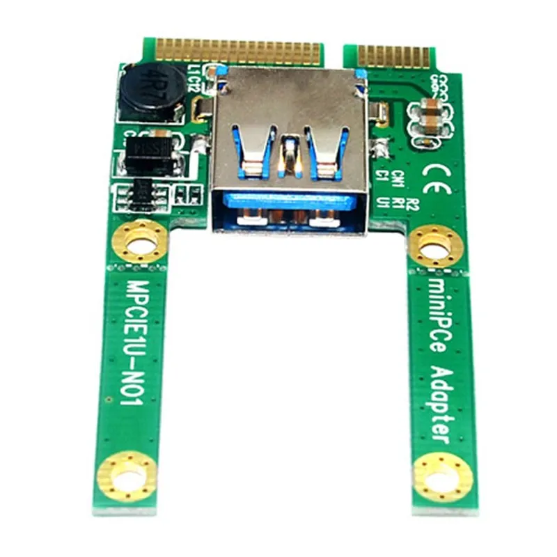 Горячая новинка мини PCI-E карта расширения слота для USB 2 0 адаптер переходник |