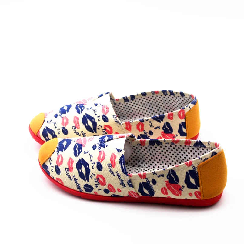 Туфли Cresfimix Женские повседневные для танцев плоская подошва удобные с принтом