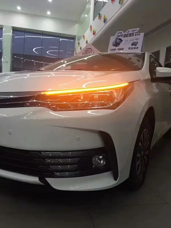 Автомобильный Стайлинг налобный фонарь altis corolla Дневной светильник 2014 ~ 2015/2017 2019y