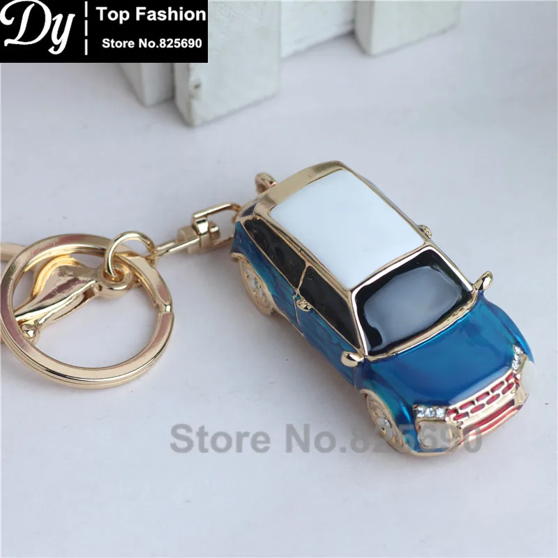 Crystal Rhinestone Alloy Keychain For Women Handbag Mini Rover Car Bag Key Ring Holder Chaveiro | Украшения и аксессуары