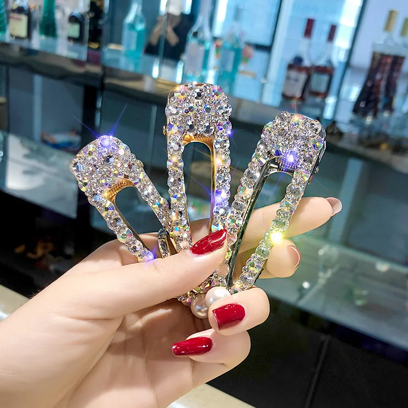 Корейский стиль полный горный хрусталь шпильки для женщин Bijoux красочные