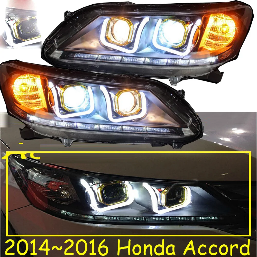 2 шт. Автомобиль Стайлинг для hid xenon 9th фара Accord фары Spirior fit 2016 год с головным светом