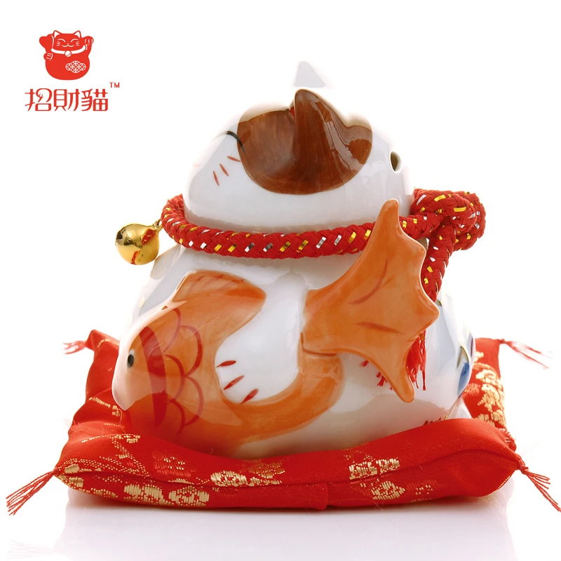 Lucky cat maneki neko домашний декор Копилка gato de la suerte фэн шуй миниатюрные фигурки