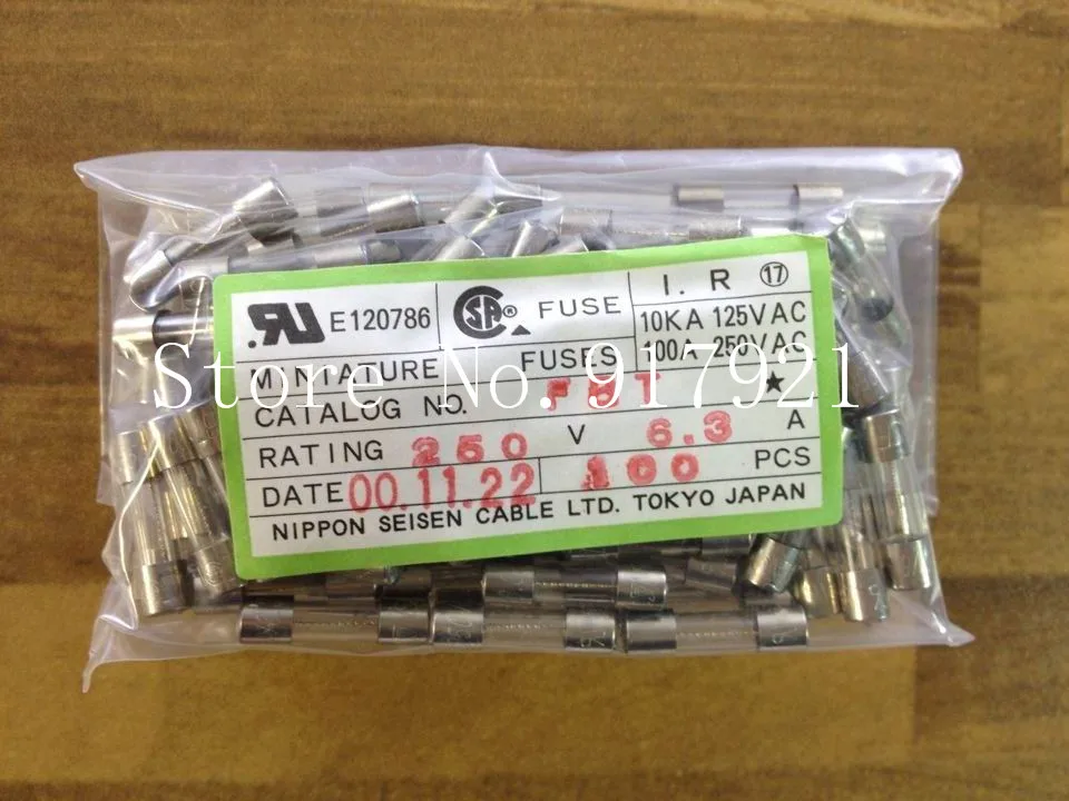 

Импортное японское стекло JET FBT 5X20 6.3A250V, 200 шт./партия