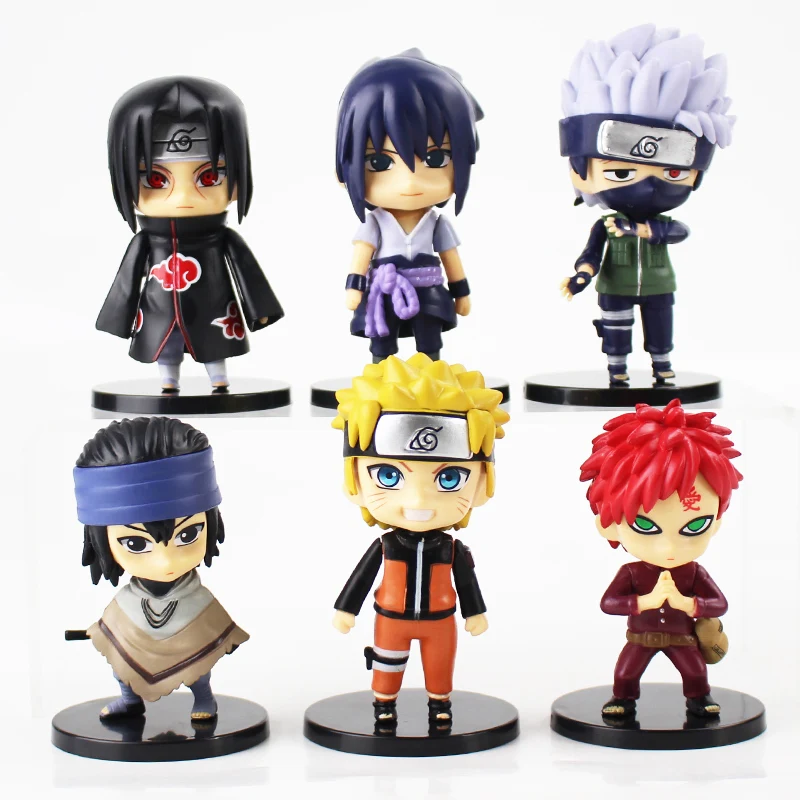 6pcs/set Pvc Anime Figures Dolls Collection Action Model Toys |