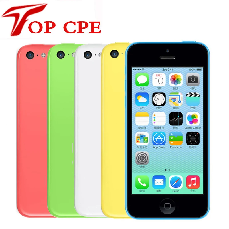 Оригинальный iPhone 5C 16 ГБ 32 8 Заводская Разблокировка 3G двухъядерный WCDMA WiFi GPS камера