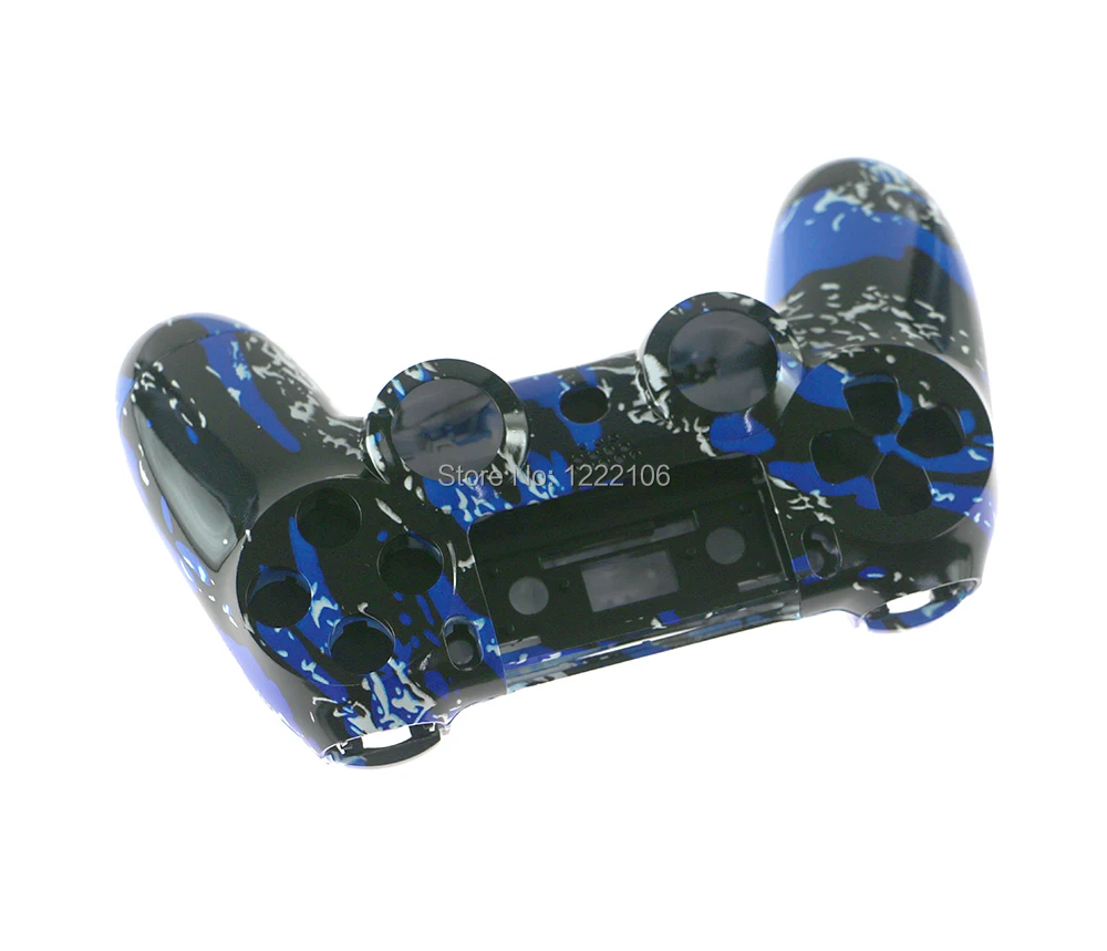 

Camouflages Housing Shell Case Full Set Buttons Cover Plate Middle Stand for PS4 Controller ChengChengDianWan 10sets