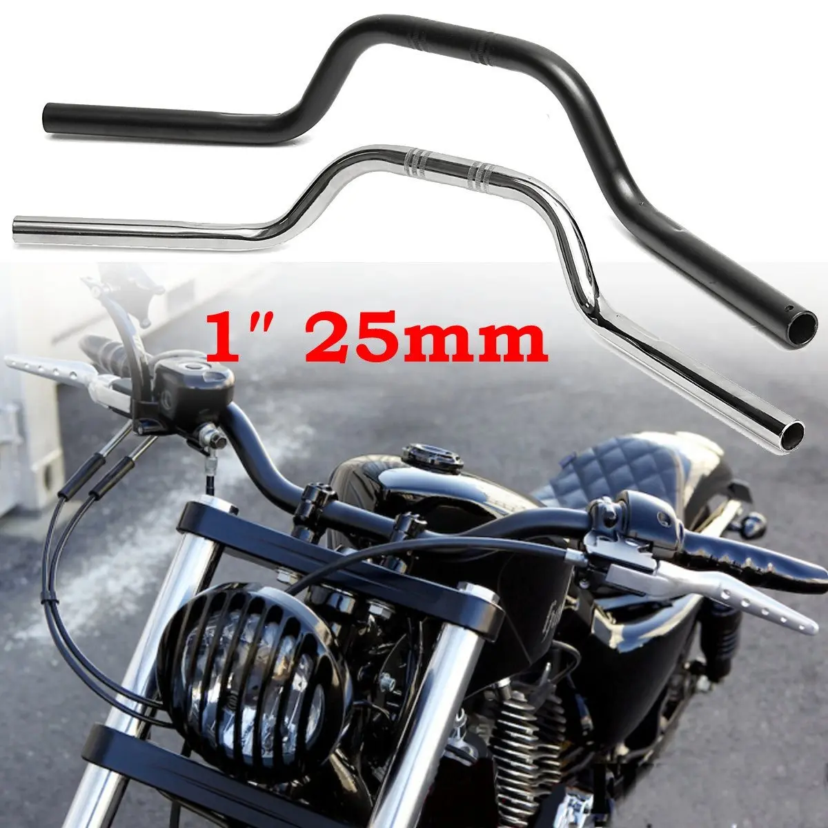1 дюйм 25 мм руль мотоцикла для Harley Davidson 883 1200|bars motorcycles handlebars|bars handlebarsbar bar |