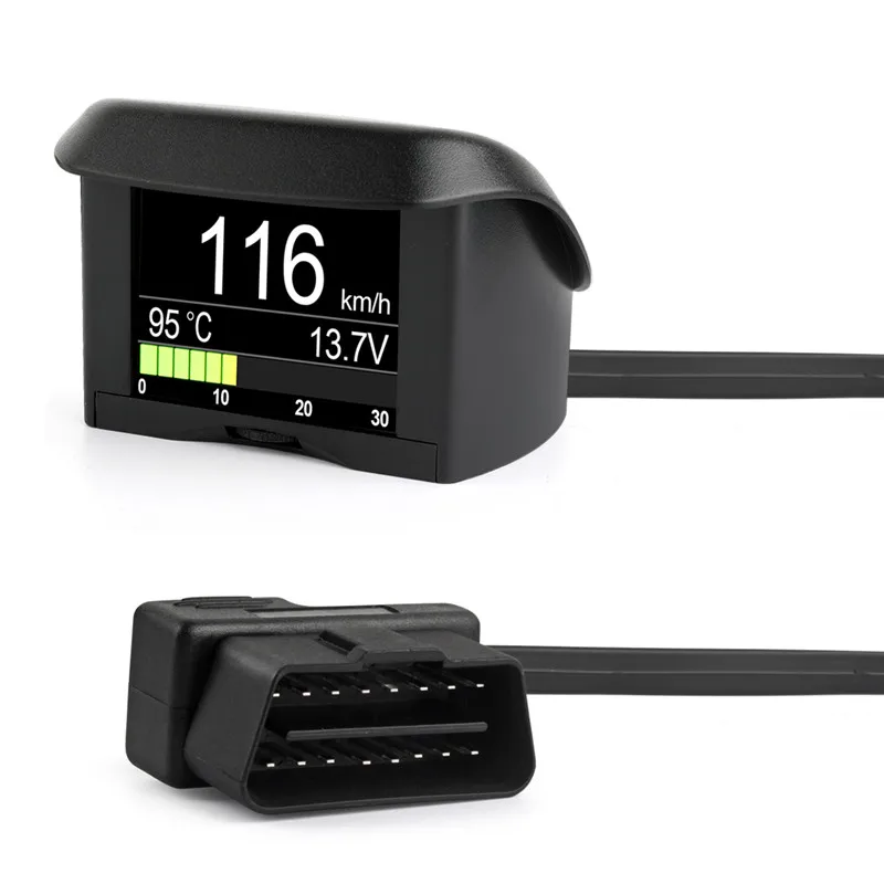 Автомобильный бортовой компьютер ANCEL A202 цифровой OBD2 спидометр индикатор расхода