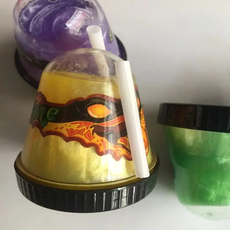 Ninja slime антистрессовые игрушки могут дуть шары блестящие популярные игрушки красочные Волшебные мягкие slime прозрачные для детей