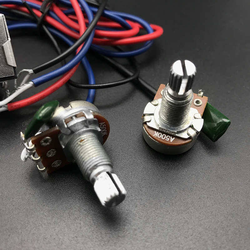Электрогитары ra предварительно смонтированный монтажный жгут 2v2t 3 way тумблер