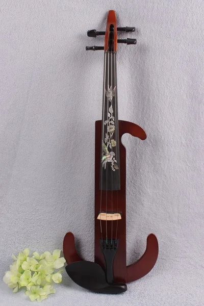 

4/4 Electric Violin Right Hand Full Size Practice Show Maple Wood w/ Headphone