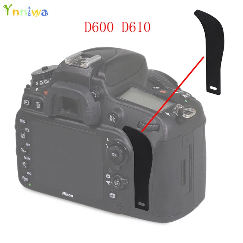 Резиновая задняя крышка для камеры Nikon D600 d610 10 шт./лот | Электроника