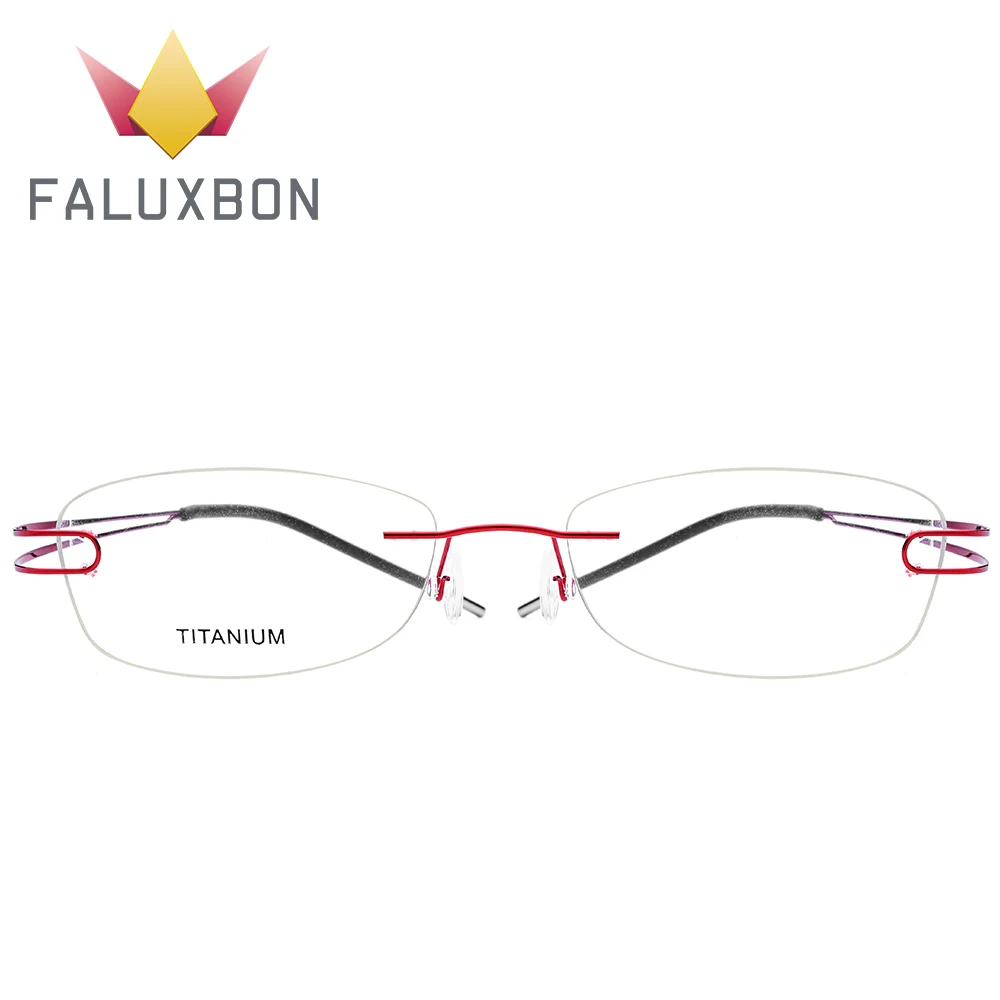 Очки без оправы титановый сплав оптические прогрессивные Мультифокальные по