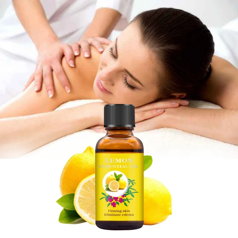 

30ml Pure lemon Oleo Esencial Body Massage Relax Fragrance Oil Skin Aromatherapy Diffusers Essential Oils Natural Health Care
