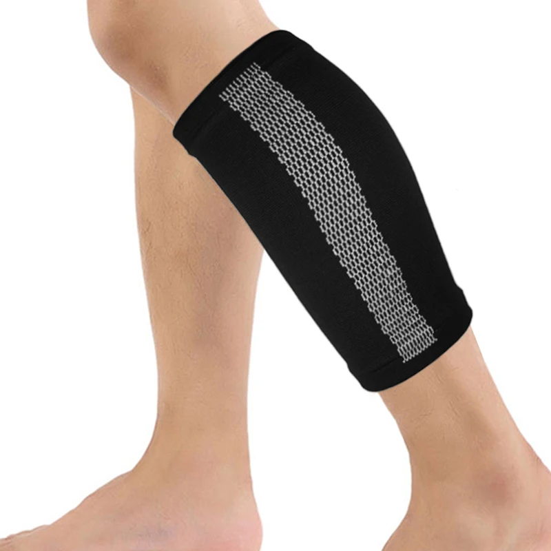 New Compression Calf Sleeve For Sports Running Training Athletic Leg Support Elastic Breathable Knitted Wrap Guard | Спорт и