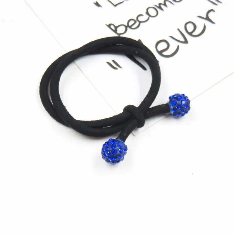 1PCS Novelty Shambala Ball Elastic Hair Bands For Girls Bohemian Headband Scrunchy Korean Fashion Kid Accessories Women |