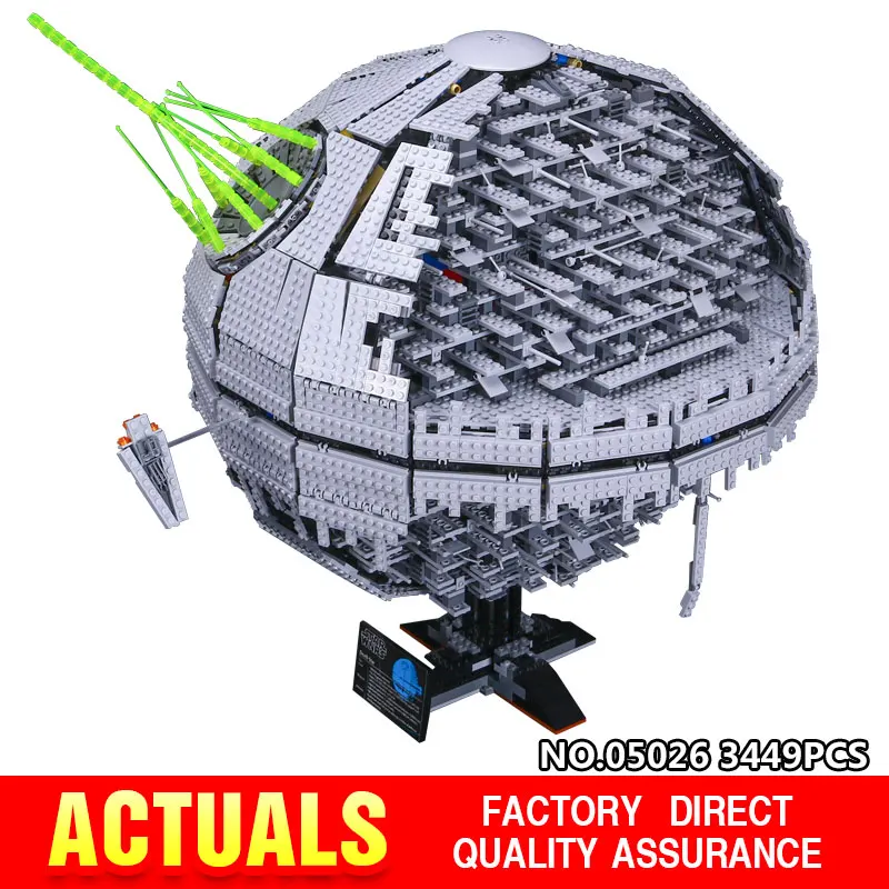 05026 Star 3449 шт Wars Death UCS II Второе поколение строительный блок кирпич детских игрушек