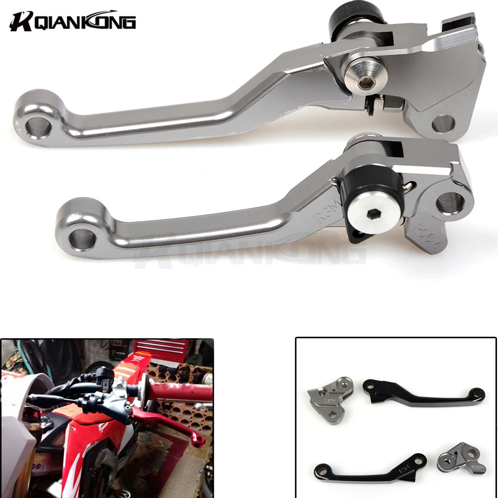 Для HONDA CRF250R CRF 250R CRF450R 450R 2007 2008 2009 2000 2010 2011 2012 16 ЧПУ Рычаги поворотного тормоза и