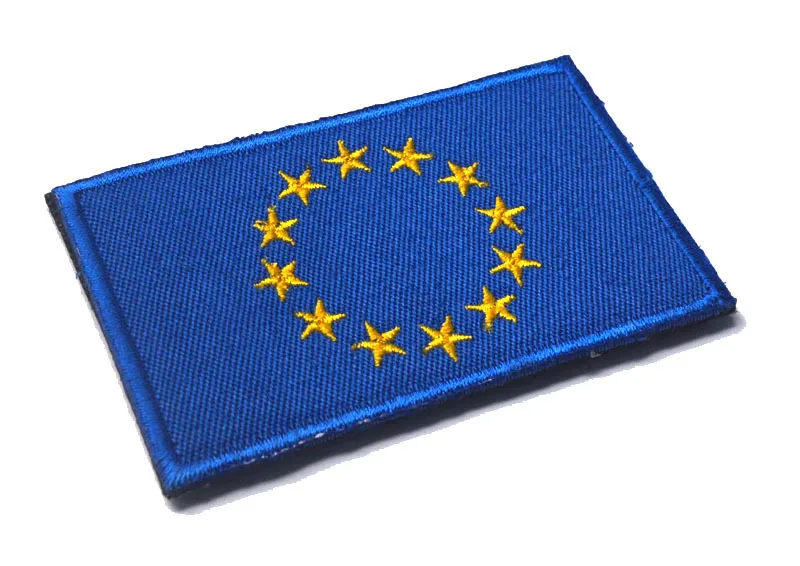 

Wholesale EU Flag Patch Tactical Military Armband Army Badge European Union Flag Morale Patches for clothing