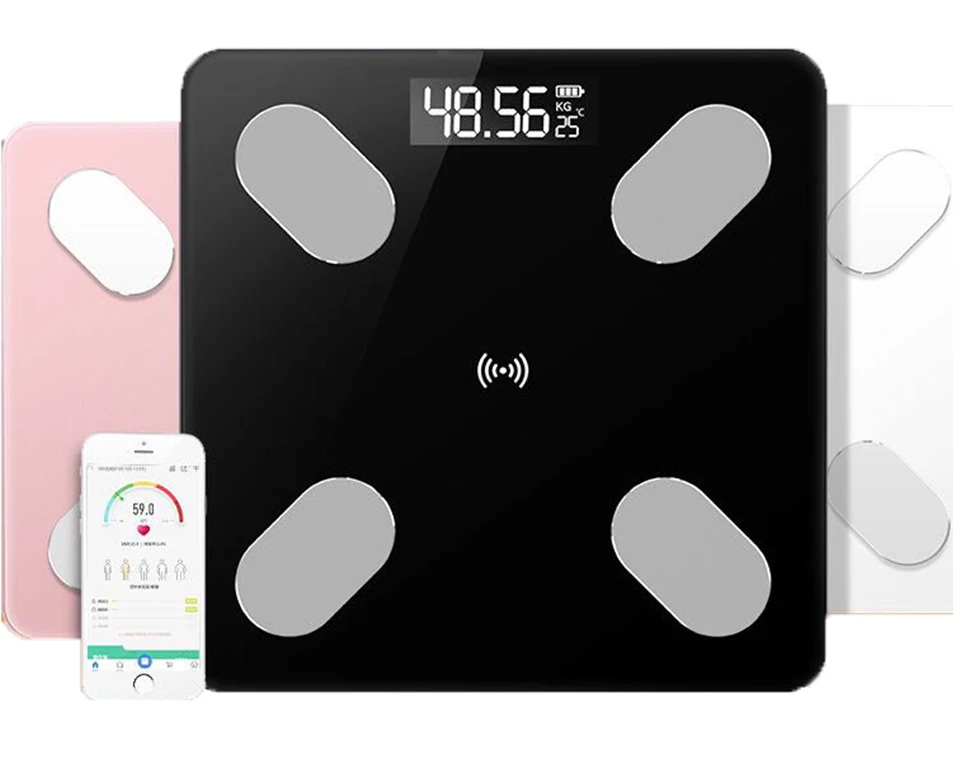 

APP Bluetooth smart weight scale body fat scale men and women to lose weight fat visceral fat musculoskeletal test health scale