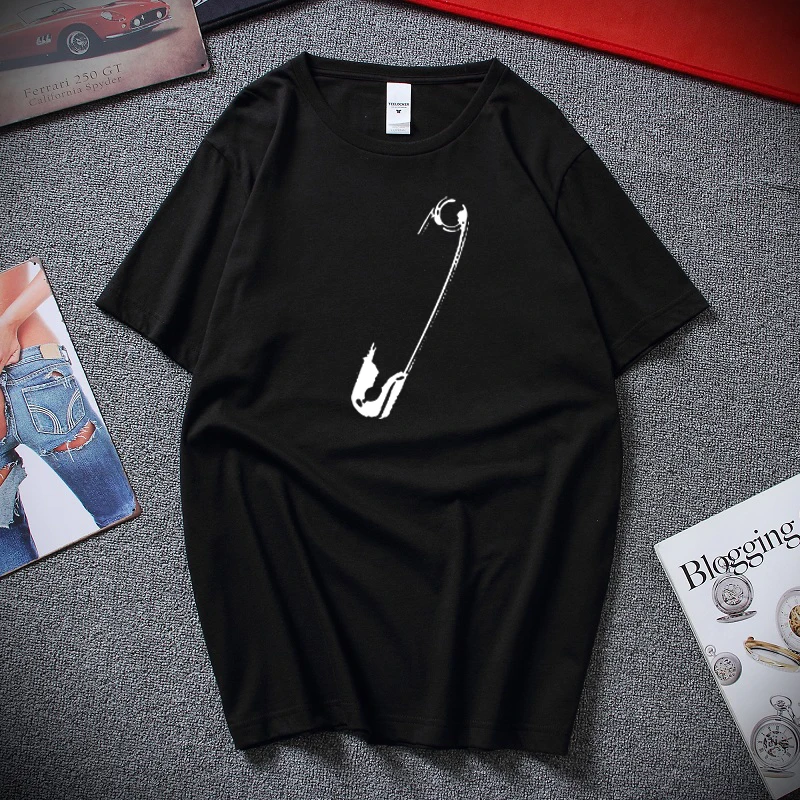 100% Cotton Short Sleeve T shirt Cool Funny Boys T-shirt Men Casual Round Neckline Summer Camisetas Hombre Tee Shirt Homme | Мужская