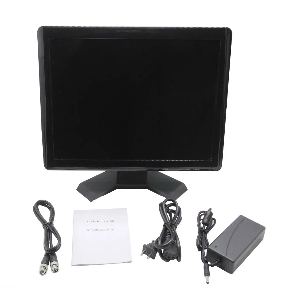 17-дюймовый монитор HD 1280x1024 с Видео Аудио VGA AV USB HDMI TFT ЖК-дисплей для камер