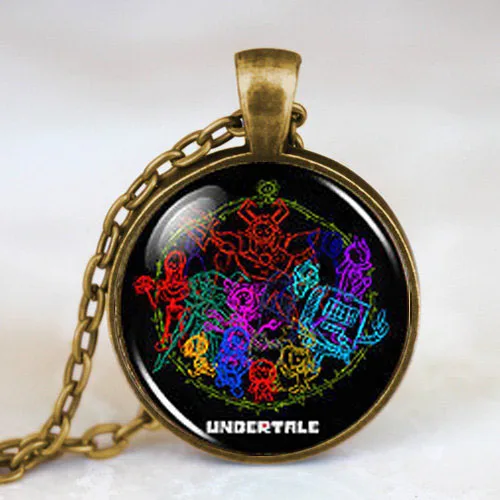 Санс и папирус из сказок подземелья Flowey Game Gamer модное мужское ожерелье латунная