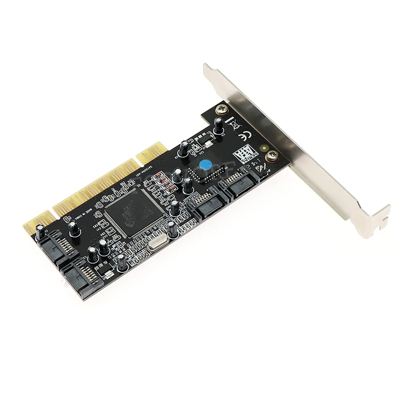 4 порта SATA 1 0 карты PCI адаптер чип Silicon SIL3114 | Компьютеры и офис