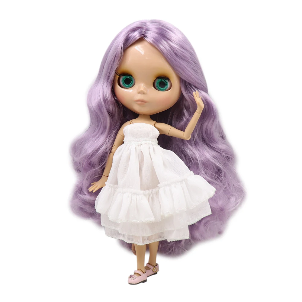 Шарнирная кукла Blyth для женщин ICY DBS натуральные кудри с боковой бахромой | Игрушки