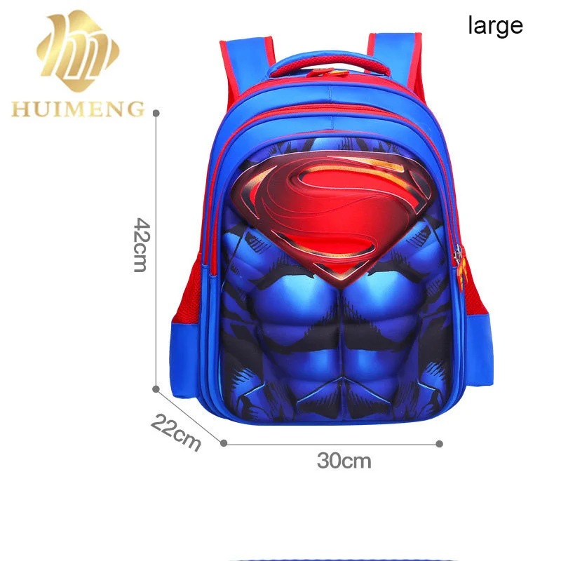 Популярный 3D стерео Детский рюкзак для мальчиков рюкзаки с супергероями девочек