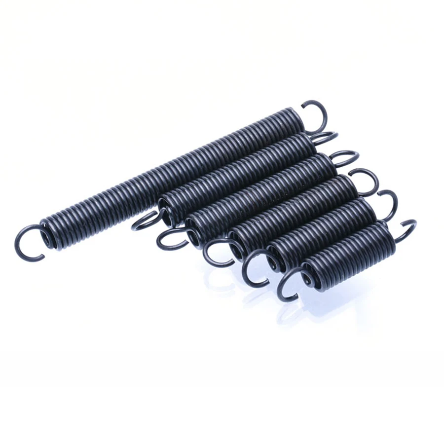 

5Pcs Outer Diameter 6mm Length 20-60mm Tension Spring With Hooks Wire Diameter 1mm Small Extension Spring Steel