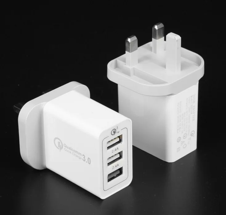 Сетевое зарядное устройство LVSUN QC3.0 с 3 USB портами 5 В 2 4 А|Зарядные устройства| |