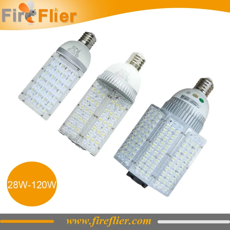 

4pcs e26 e27 e39 e40 led street light 30w 40w 60w 80w 100w 120w street lamp e40 garden yard light bulb 120degree 110v 120v 277v