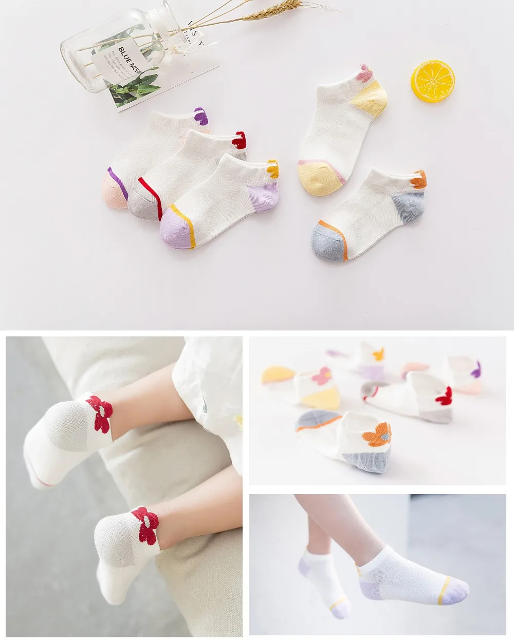 5 пар/лот, носки для маленьких мальчиков и девочек весенне-летние хлопковые детские носки модные тонкие сетчатые детские носки удобные для От 1 до 10 лет